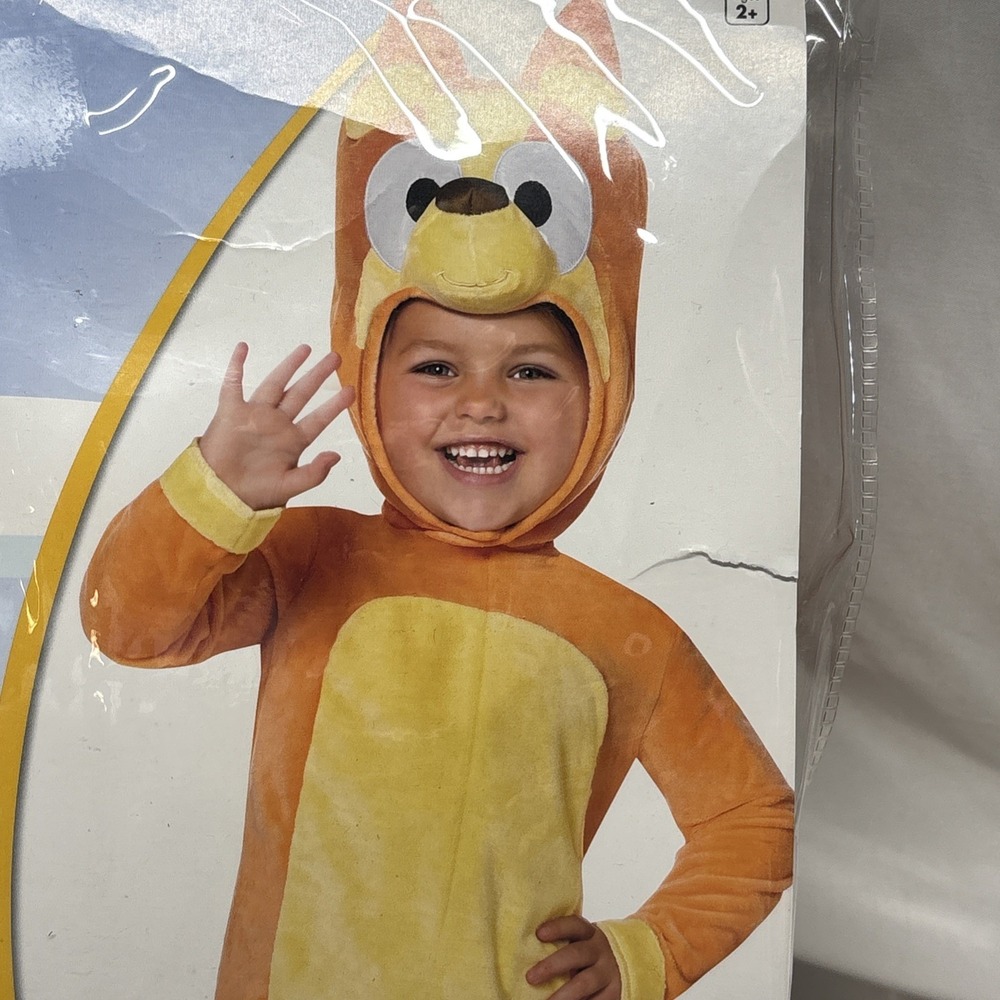 Bluey Bingo Heeler Orange Costume Infant Size 3T-4T Halloween EUC - Picture 3 of 8